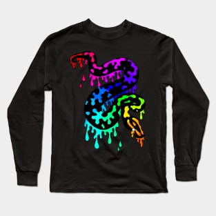 Rainbow Ball Python Long Sleeve T-Shirt
